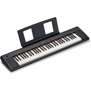 Yamaha Piaggero Electronic Keyboard Black NP-12B