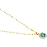 [VIH Vendome Aoyama] Necklace K10 Yellow Gold Emerald Diamond Encircle GJVN044140EM