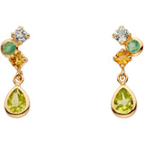 [VIHA Vendome Aoyama] Earrings K10 Yellow Gold Peridot GAVA0349 PD