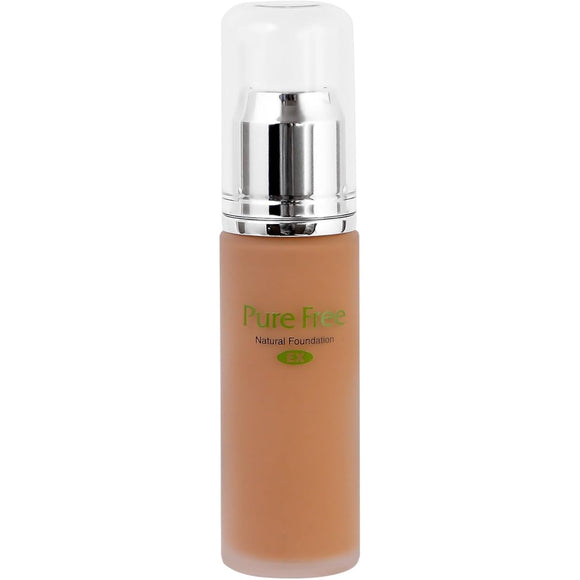 Pure Free Foundation EX A new, water-soluble foundation like no other! Sweat-resistant, water-resistant, usable in pools, hot springs, and the sea, UV-resistant, organic, genuine Japanese product, UV care (P2 Pink) (samples available)