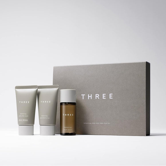 THREE Balancing Stem Skin Care First Kit