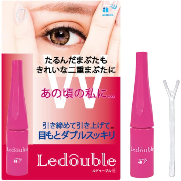 Adult Le Double 4ml Double eyelids Under-eye bags Curly Film-type Waterproof type Keeps bangs in place