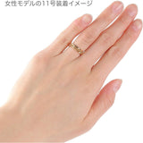 [FAIRY CULLET] K18 12-sided Triple Chain Type Kihei Ring Thin Made in Japan 18K Gold