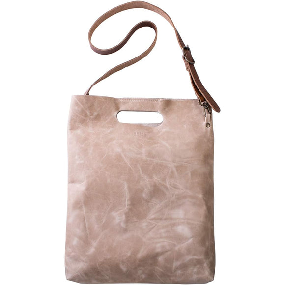 Nafka nafka Tote Bag for Women, Genuine Leather, Himeji Leather, Simple, Thin Gusset, 3-way Crossbody Clutch Bag, Made in Japan NFK-72105 Oak