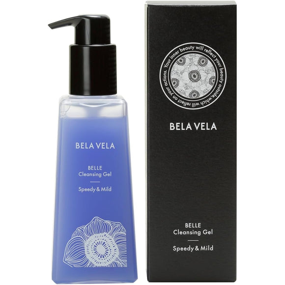 BELA VELA Bell Cleansing No need for double cleansing, OK for eyelash extensions, cleansing gel, makeup remover, additive-free, removes pores and dark spots, moisturizing, pump type, generous 155g, gel makeup remover, for sensitive skin, adsorption t