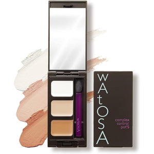 Concealer Highlight Dark Circles Spots Coverage [WATOSA Super Cover Foundation Pots no.01] Concealer Palette Foundation Watusa