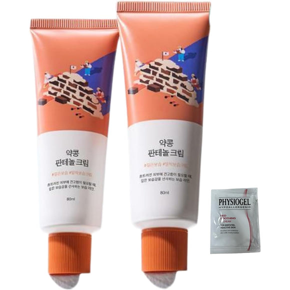 ROUND LAB Round Wrap Yakumame Panthenol Cream 80ml 1+1 + Physiogel Red Sliding Sample 5ml