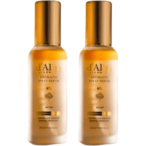 d'Alba Aromatic Spray Serum 8% 70ml x 2