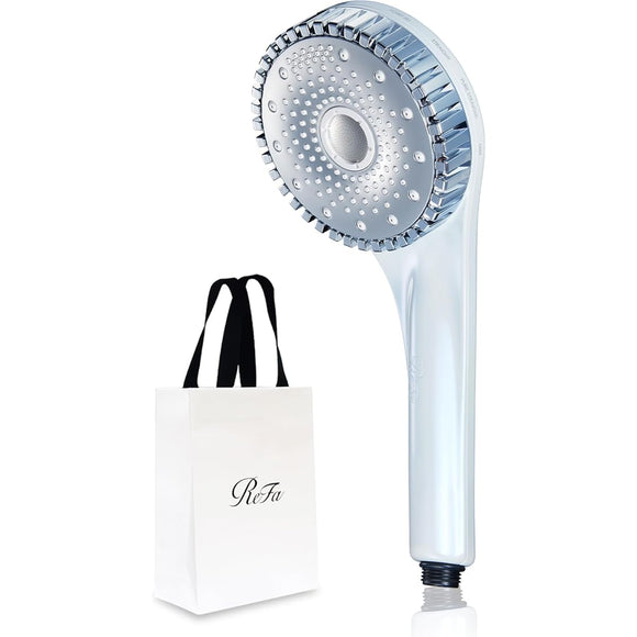 ReFa FINE BUBBLE DIA with Original Shopper (120, White) MTG Shower Head Water Saving High Water Pressure Micro Nano Bubbles