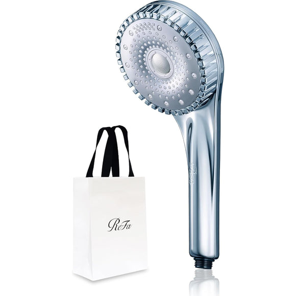 ReFa Fine Bubble Dia/ReFa FINE BUBBLE DIA with Original Shopper (120, Silver) MTG MTI Shower Head, Water Saving, High Water Pressure, Micro Nano Bubble