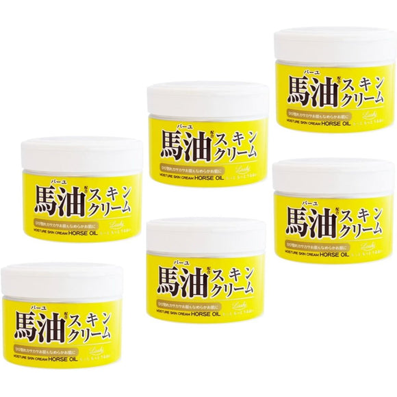 Loshi Moist Aid Horse Oil Skin Cream 220g x 6 pack