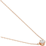 VA Vendome Aoyama Necklace K18 Pink Gold Diamond 1 Stone GGAN000140DI