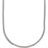 [Fairy Cullet] Platinum Necklace Pt850 6-sided W Kihei Chain Made in Japan Certification Seal 10g 45cm Pull Ring