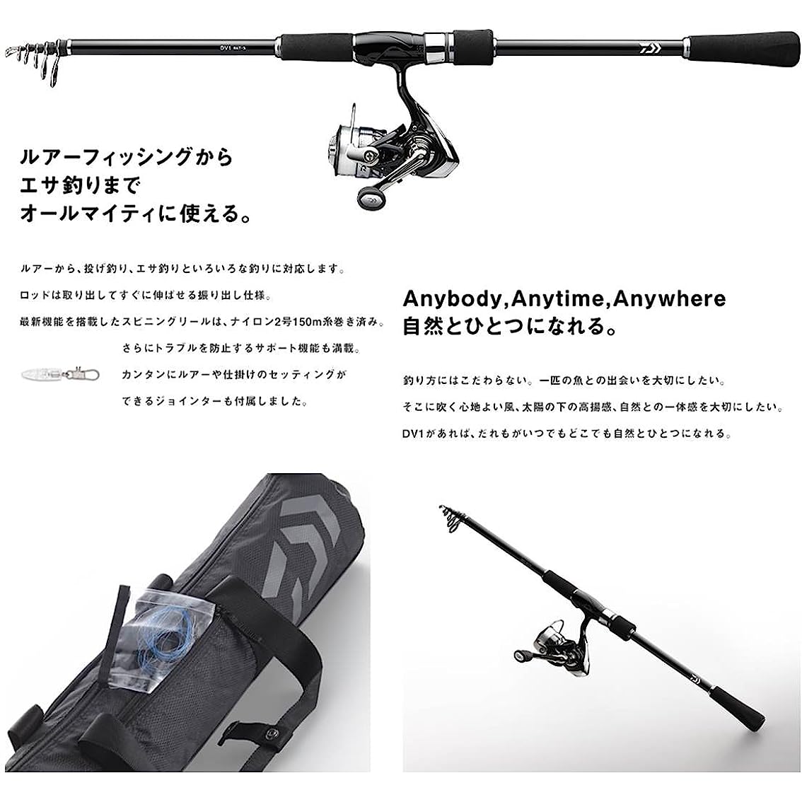 daiwa dv1 fishing rod Daiwa DV1 / V 2018 model – Goods Of Japan