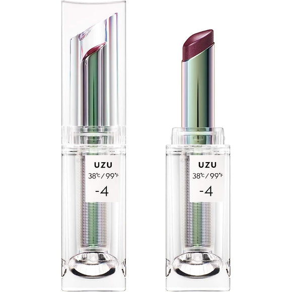 UZU BY FLOWFUSHI 38°C / 99°F Lipstick <TOKYO> [-4 Plum (Gloss)] Lip Care Skin Fungus No Fragrance Hypoallergenic