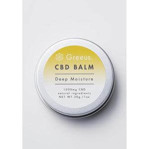 Greeus CBD Balm 30g, contains 1000mg of broad spectrum CBD, deep moisture, highly moisturizing massage cream, grease