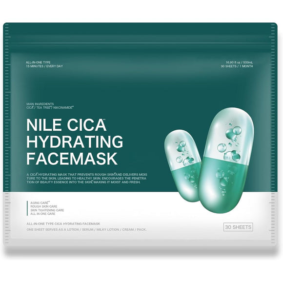 NILE Cica Face Pack Skin Trouble Care 30 Sheets