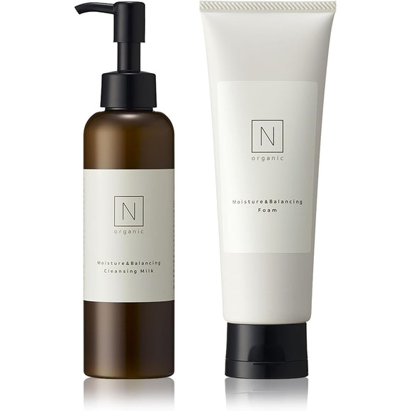 [Cleansing Facial Foam] N organic Moisture & Balancing Cleansing [180g] Foam [100g] Set