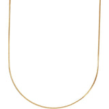 [Fairy Cullet] 18K Gold Necklace K18 Venetian Chain 45cm (Heart-shaped Adjuster 0.8mm Width Approx. 2.1g)