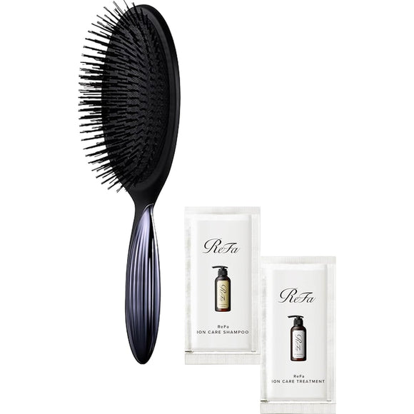 ReFa BRISTLE Shampoo & Treatment Pouch Included MTG 100% Natural Boar Bristle Brush