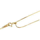 [Fairy Cullet] 18K Gold Necklace K18 Venetian Chain 45cm (Pin Type Adjuster 0.7mm Width Approx. 1.8g)