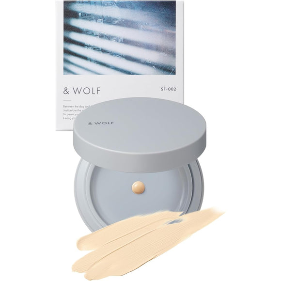 [Skincare idea] Smooth bare skin foundation &wolf 002 lightbeige cream foundation