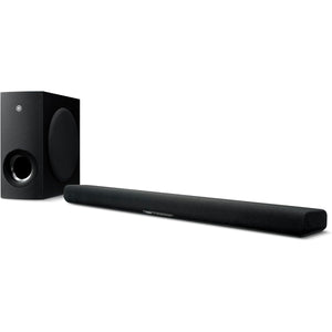 Yamaha Soundbar SR-B40A Wireless Subwoofer/Dolby Atmos Compatible/Bluetooth Compatible/Clear Voice/Bass Extension Black