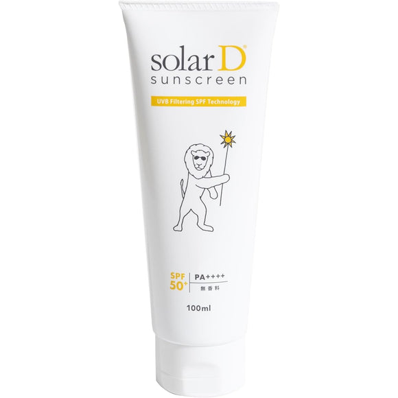 [Lion Solar D Sunscreen 100ml] Sunscreen SPF50+ PA++++ For babies, chi ...