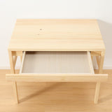 MUJI 12058458 Pine Wood Desk, Width 33.9 x Depth 22.8 x Height 27.6 inches (86 x 58 x 70 cm), Colorless