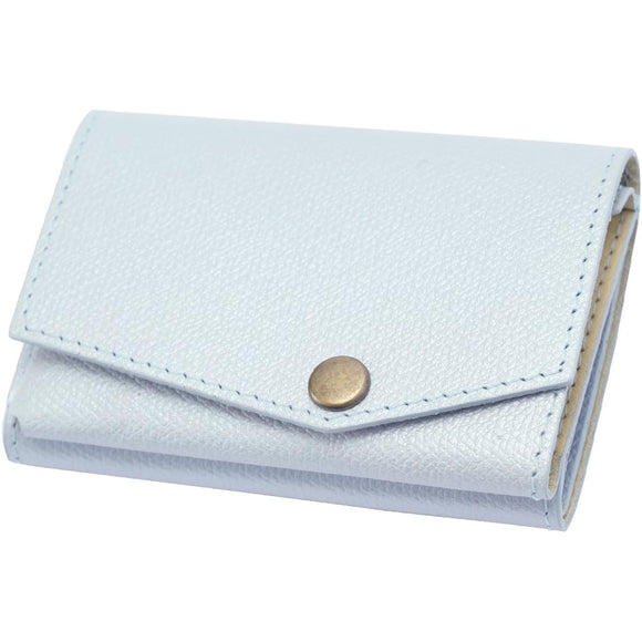 Abrasas Small Wallet Sugar Plus Model Women's Wallet Made in Japan Alice Blue