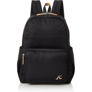 Kitamura Rucksack The part that touches the body is made of mesh cushion fabric R-0711 Women's Black/Cafe au lait Black 15671