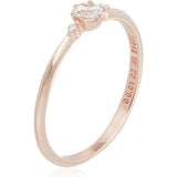 [VIH Vendome Aoyama] Ring 925 Silver Diamond 0.01ct Cubic Zirconia Pink Gold Plated No. 11 GS9R801311DI
