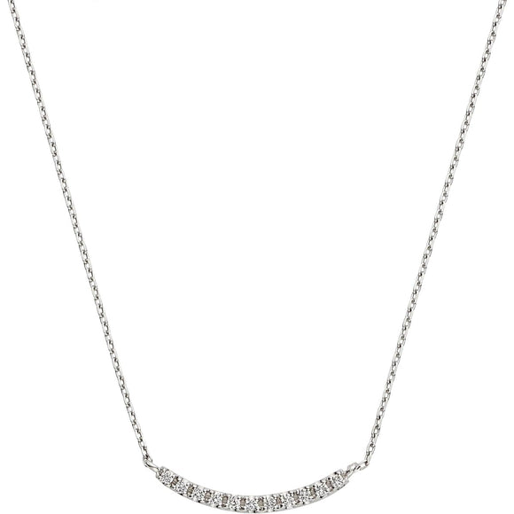 [Vendome Aoyama] Platinum 950 Diamond Lure Necklace APVN198640DI