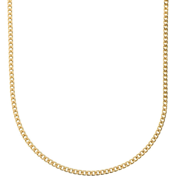 [Fairy Cullet] 18K Gold Necklace K18 2-sided Kihei Chain Made in Japan Certification Seal 10g 50cm Pull Ring