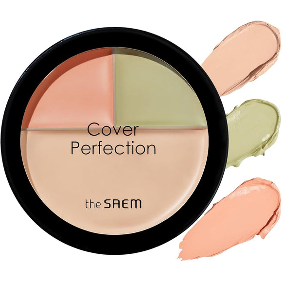 The Same Japan Official Cover Perfection Triple Foundation Balm 1.5 Natural Beige with Dual Brush 1120