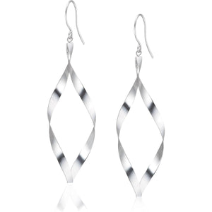 [Vendome Aoyama] [Kengo Kuma + MA,YU] K10 White Gold Paper Cocoon Earrings [Kengo Kuma] KMHA0120 White Gold