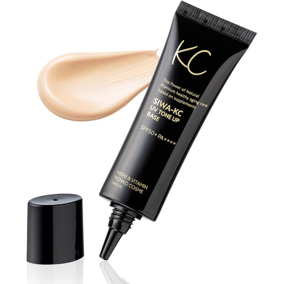 SIWA-KC UV Tone-up Base [Makeup base, sunscreen, tone-up, SPF50+ PA++++, contains niacinamide, 6 additive-free ingredients]