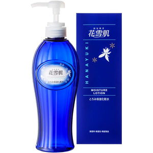 Hanayuki Skin Thick Moisturizing Lotion 600ml Lotion Large Capacity Pump (Face/Whole Body/Moisturizing/Dry/Firmness) High Moisturizing [Hot Spring Water/Collagen/Hyaluronic Acid/Placenta Extract]