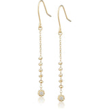 [Vendome Aoyama] Earrings K18 Yellow Gold AGVA1055 DI Champagne Cocktail Diamond