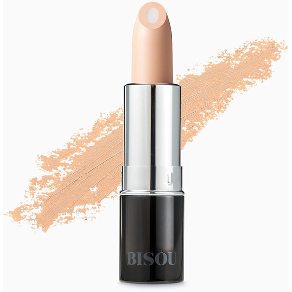 BISOU Bizu Concealer Tone Up Dullness Cover Enhancing Stick N <White Moonstone> 94% Natural Ingredients SPF38 PA+++ Blue Light Cut Made in Japan Natural