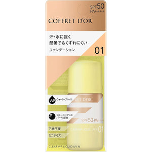 COFFRET D'OR Clear WP Liquid UVn 01 SPF50/PA++++ Foundation for light skin tones