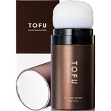 Tofu Hair Foundation, Gray Hair, Thin Hair, Dark Brown, 0.7 oz (20 g)