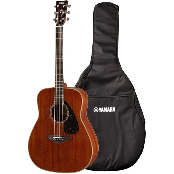 Yamaha Acoustic Guitar FG850 A sound that accompanies a warm and gentle singing voice A tasteful design that lets you feel the warmth of wood Comes with a soft case