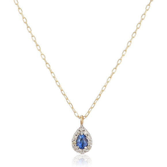 [VA VENDOME AOYAMA] VA VENDOME AOYAMA K10YG Sapphire Diamond Entourage Necklace GJVN044340SA