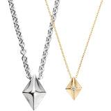[Vendome Aoyama] Pair necklace [WEB limited] SV925 K10 yellow gold ensemble AJVD4038 DI
