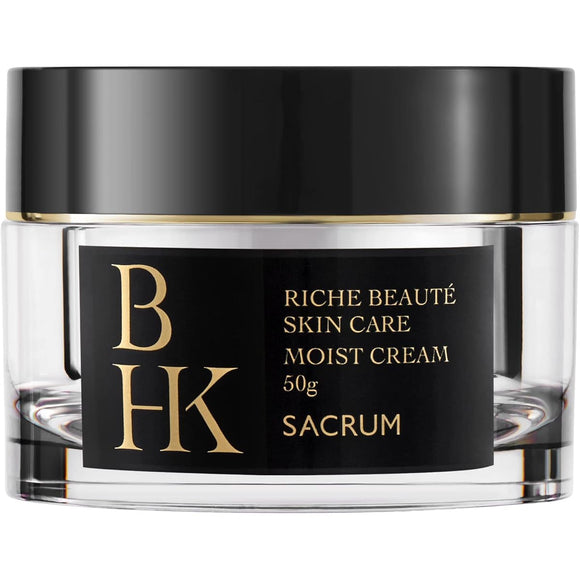 BHK Moist Cream (Beauty cream, Sakuran, Aphanothece sacrum polysaccharide, Fullerene, Vitamin C derivative, Shea butter squalane, Botanical oil, Satozakura flower extract, Proteoglycan, Brightening care, Moisturizing, Hydration)