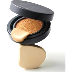 EX:BEAUTE Vision Foundation Cushion SPF50+/PA++++ Beauty Ingredients Glossy Skin Transparency Natural High Coverage Waterproof Cushion Foundation Made in Japan (Ocher 02, Refill)