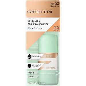 COFFRET D'OR Clear WP Liquid UVn 03 SPF50/PA++++ Foundation Healthy Skin Color