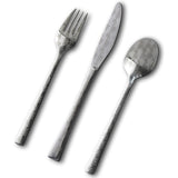 Nagao IKI Cherry Blosom Dinner Cutlery Set, 3 Pieces, 18-8 Stainless Steel, Wooden Box, Made in Japan