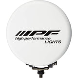 IPF S-9681 Off-Road Halogen Fog Lamp, H3, Round, Diameter 6.5 inches (166 mm), 12 V, Hybrid (Driving/Spot Simultaneously) Light Distribution, Set of 2, Gold Lens